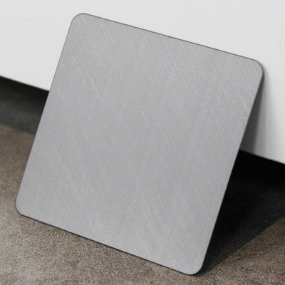 304 316 2B/BA/NO.4 acabado 0,3-2,0 mm espesor textura de acero inoxidable gris de alta gama
