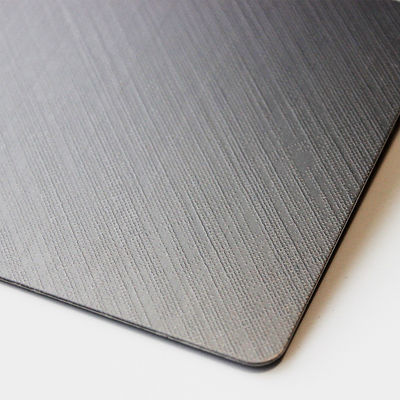304 316 2B/BA/NO.4 acabado 0,3-2,0 mm espesor textura de acero inoxidable gris de alta gama
